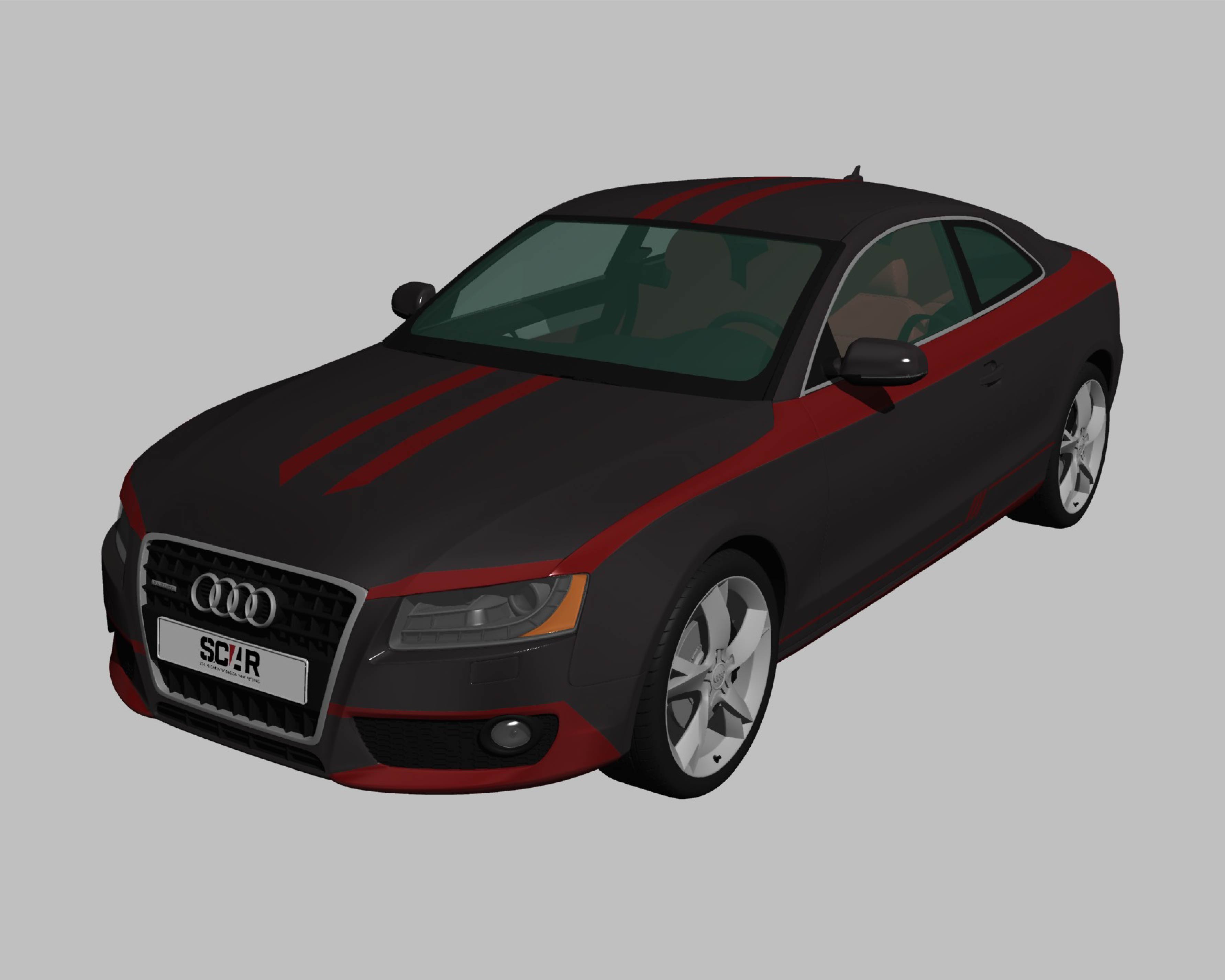 AUDI_A5_COUPE_2010/ カーラッピング #C1027