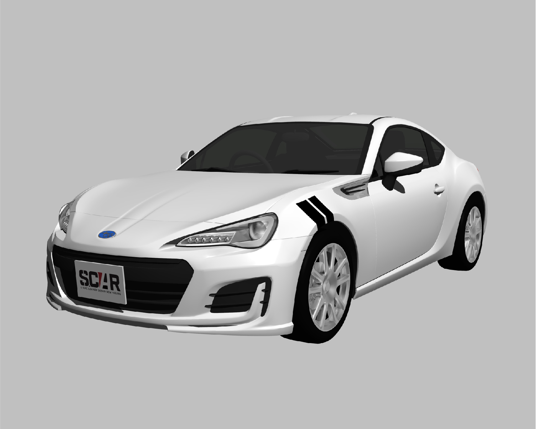 スバル_BRZ_ 2016/ カーストライプ #1027