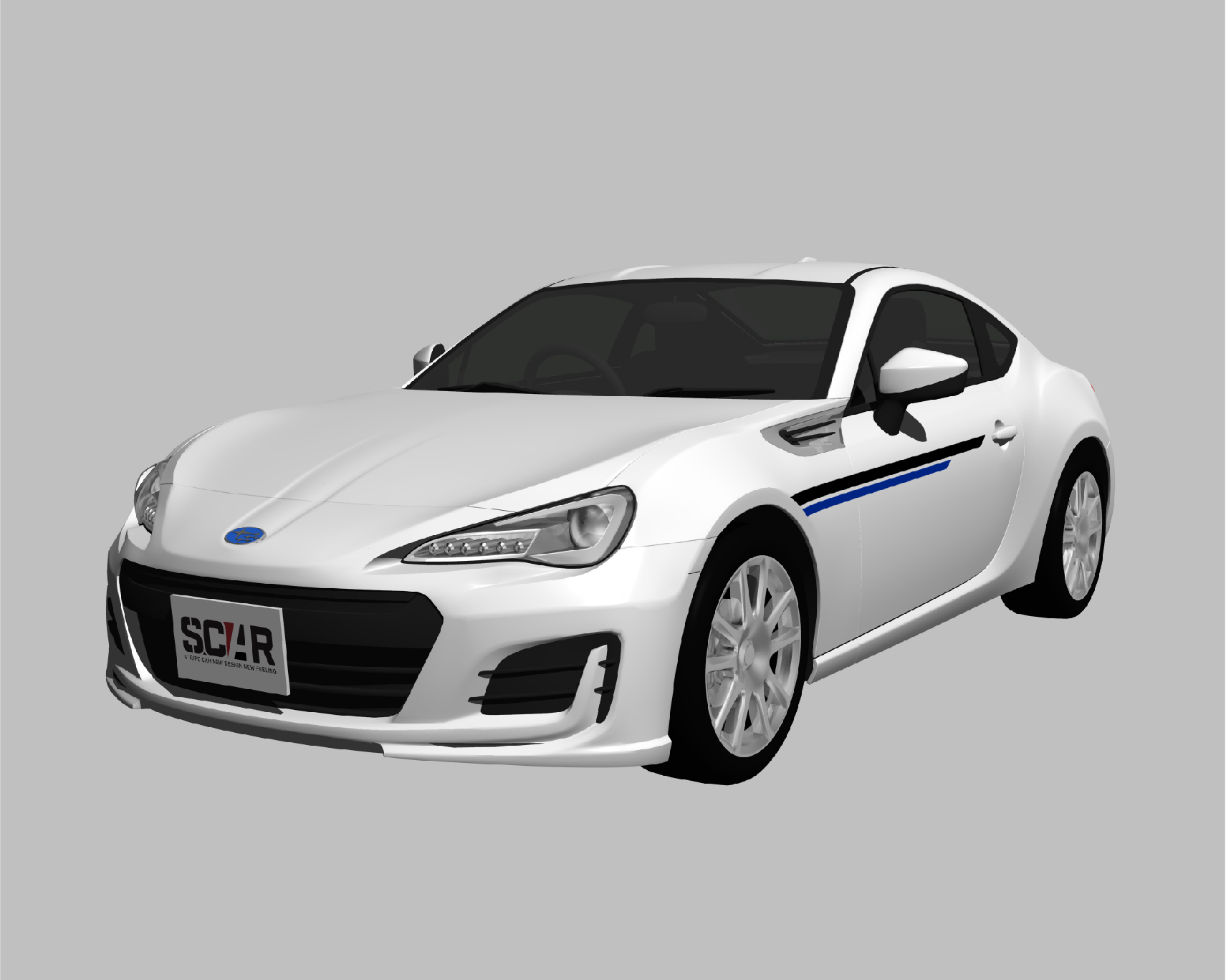 スバル_BRZ_ 2016/ カーストライプ #1030