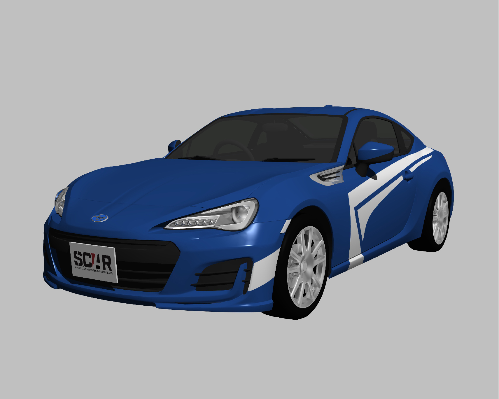 スバル_BRZ_ 2016/ カーストライプ #1033