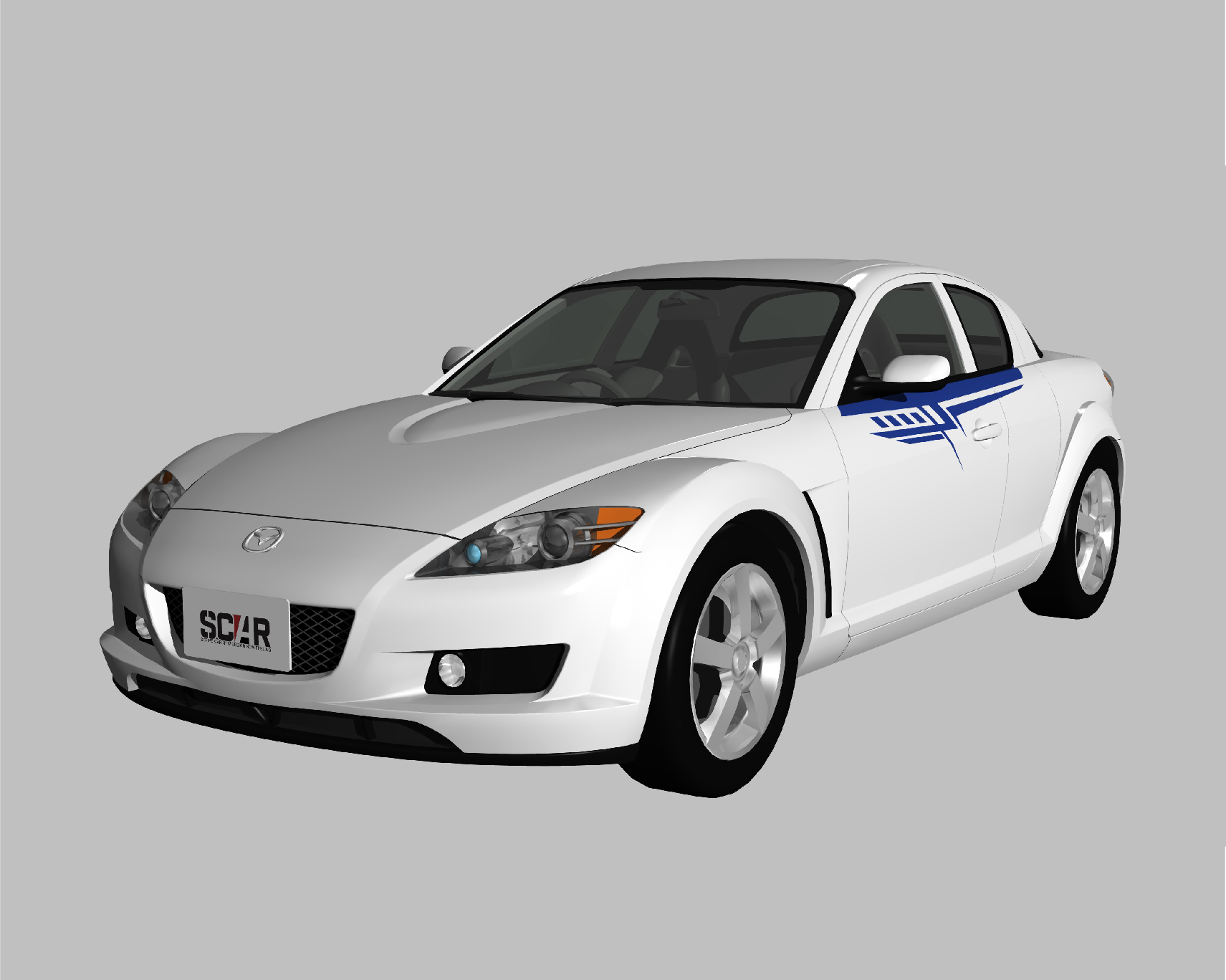 マツダ_RX8_ 2003/ カーストライプ #1048