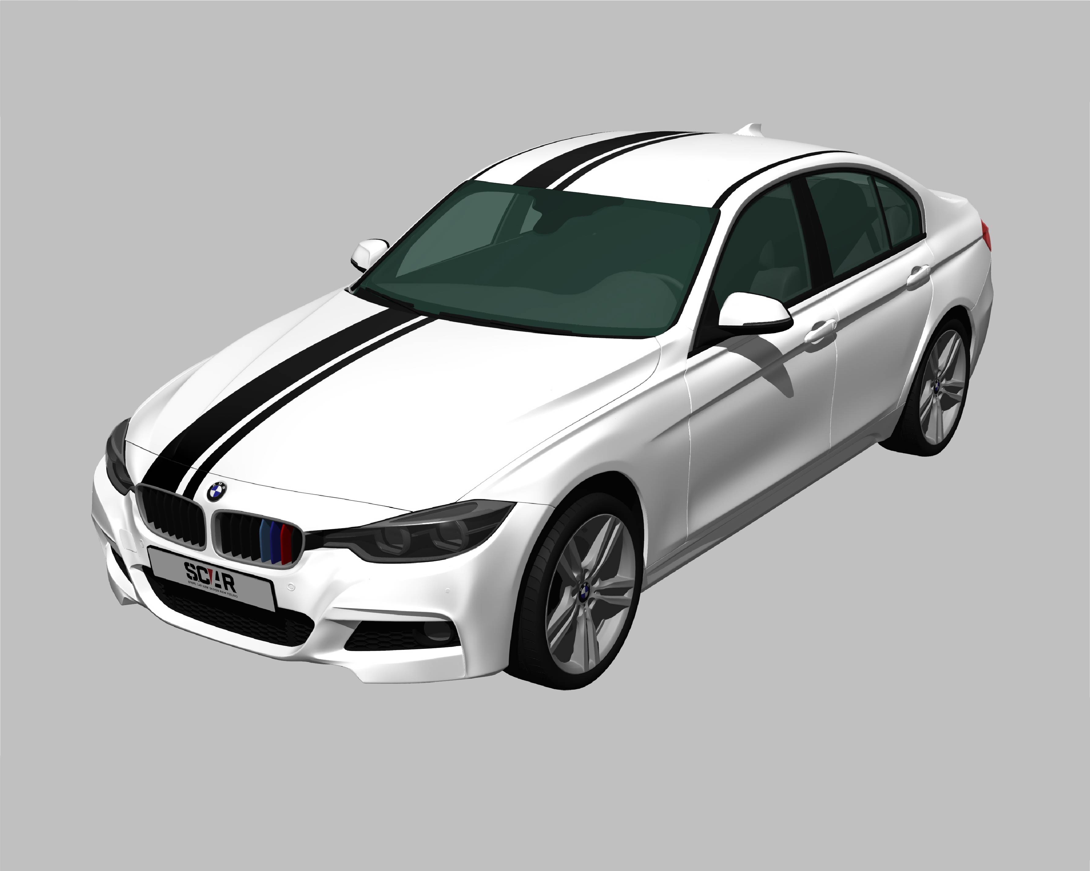 BMW_3-シリーズ_F30_2015/ カーストライプ #1066