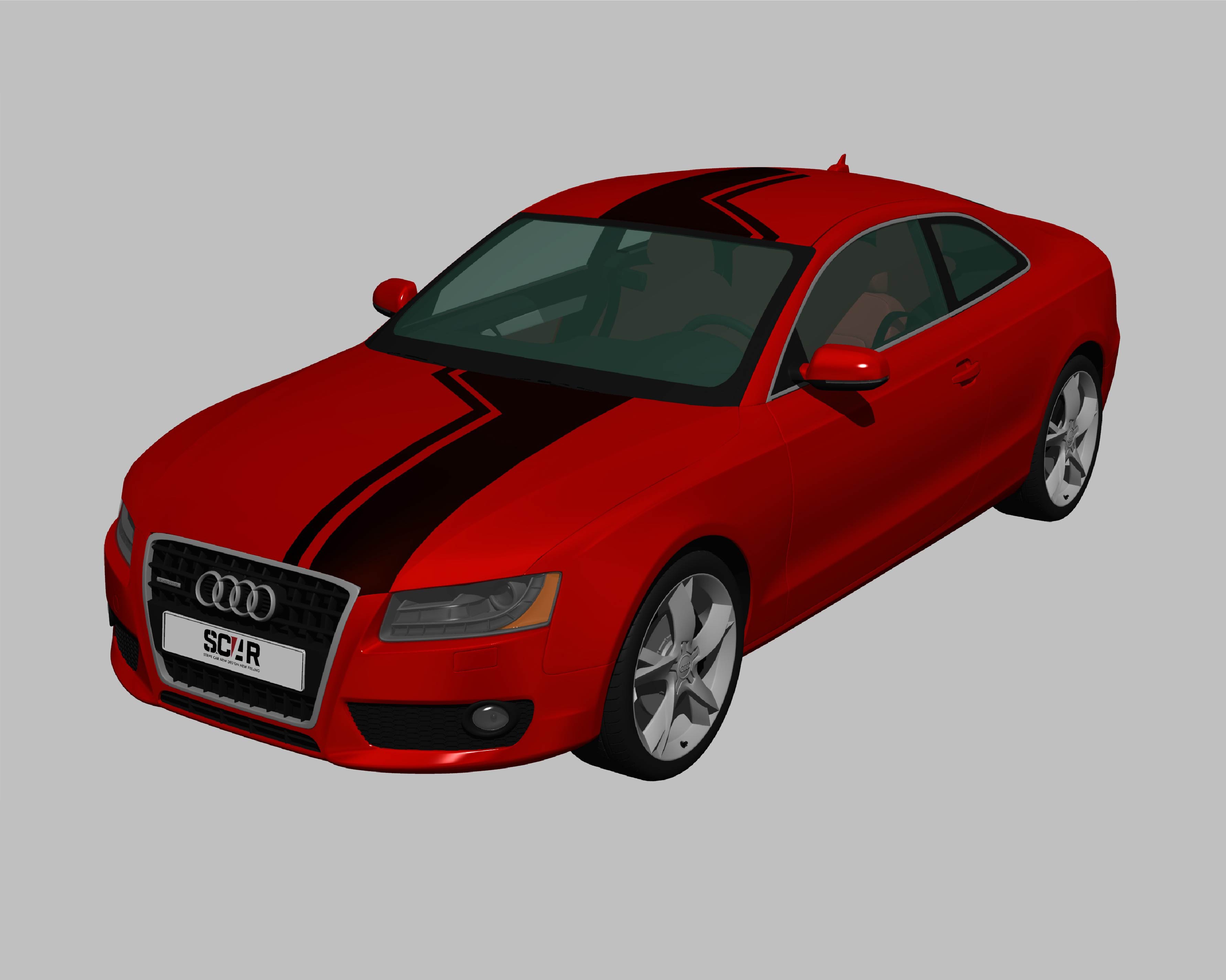 AUDI_A5_COUPE_2010/ カーストライプ #1086