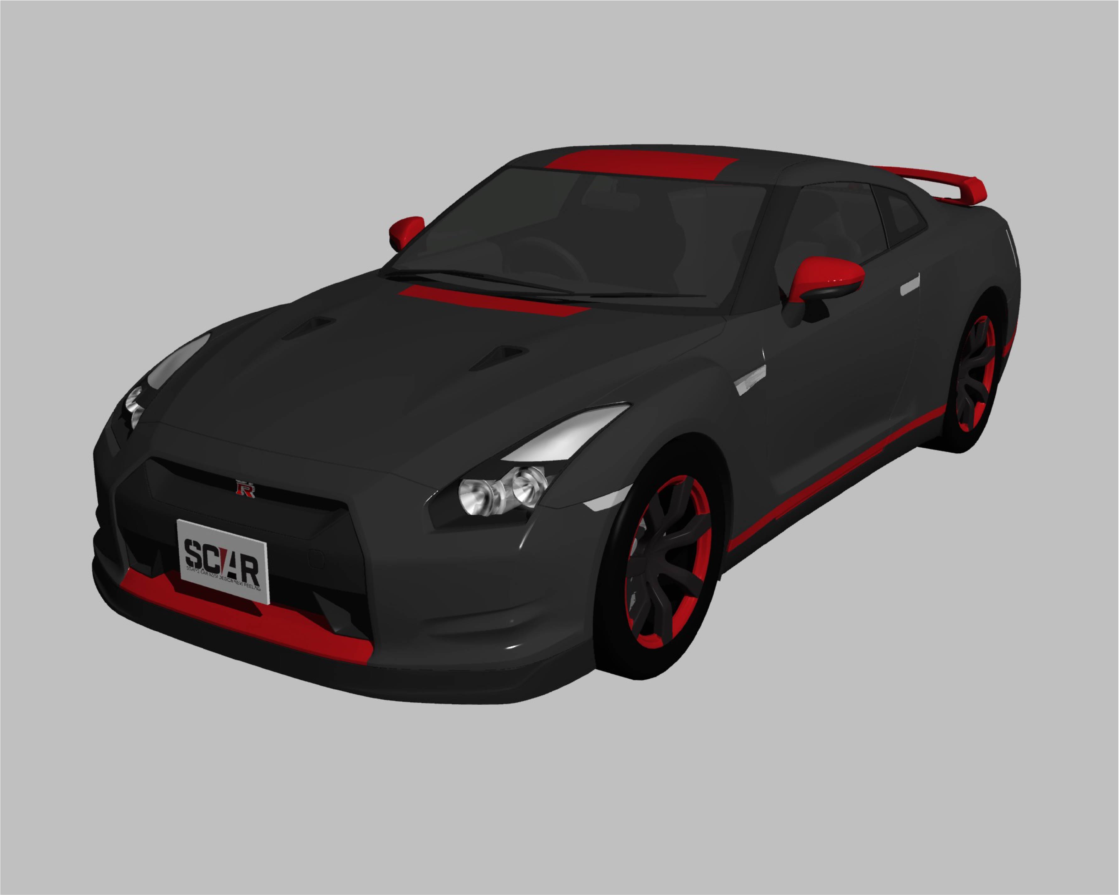 日産_GT-R_2008/ カーラッピング C1020