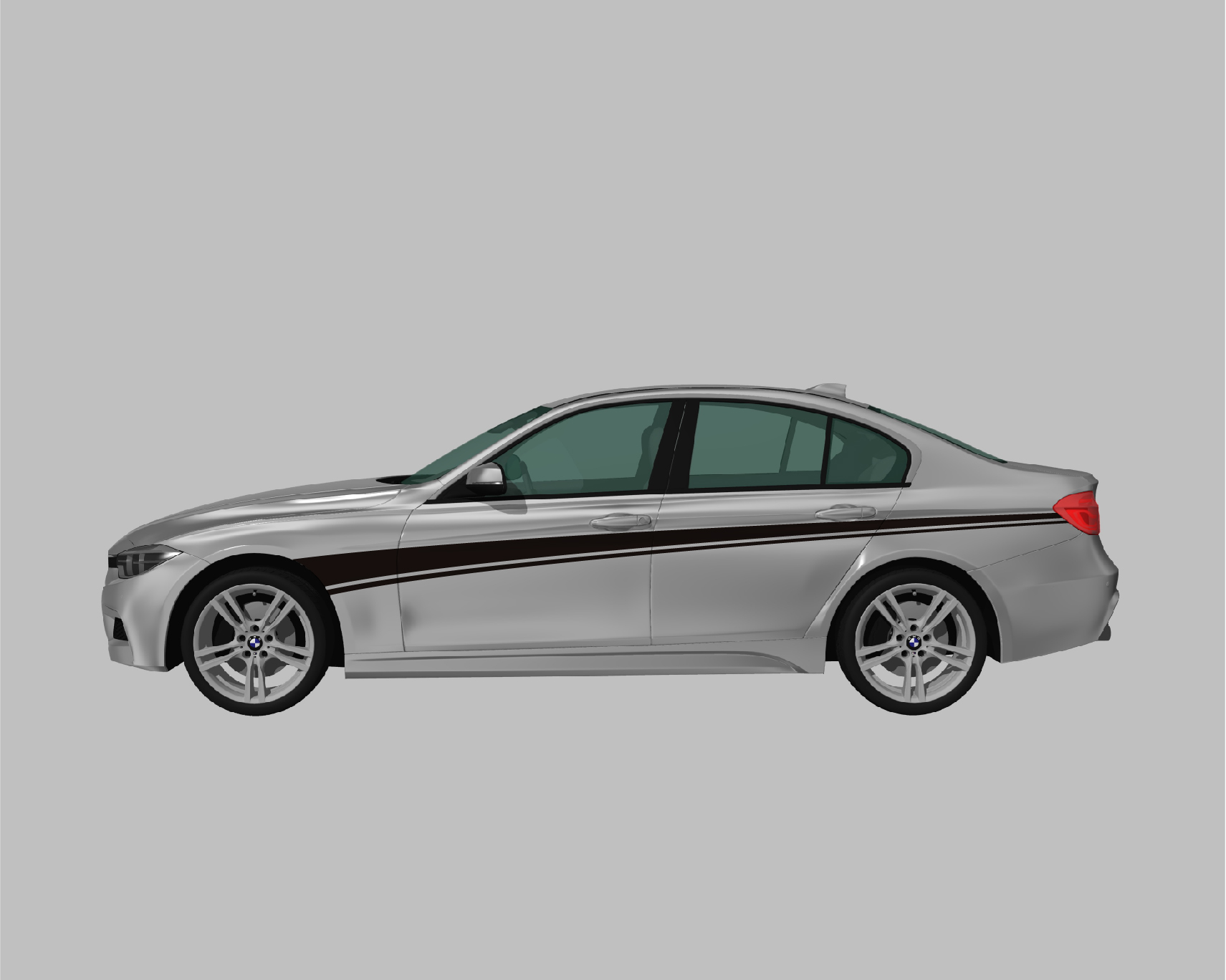 BMW_3シリーズ_F30_2015/ カーストライプ #2040