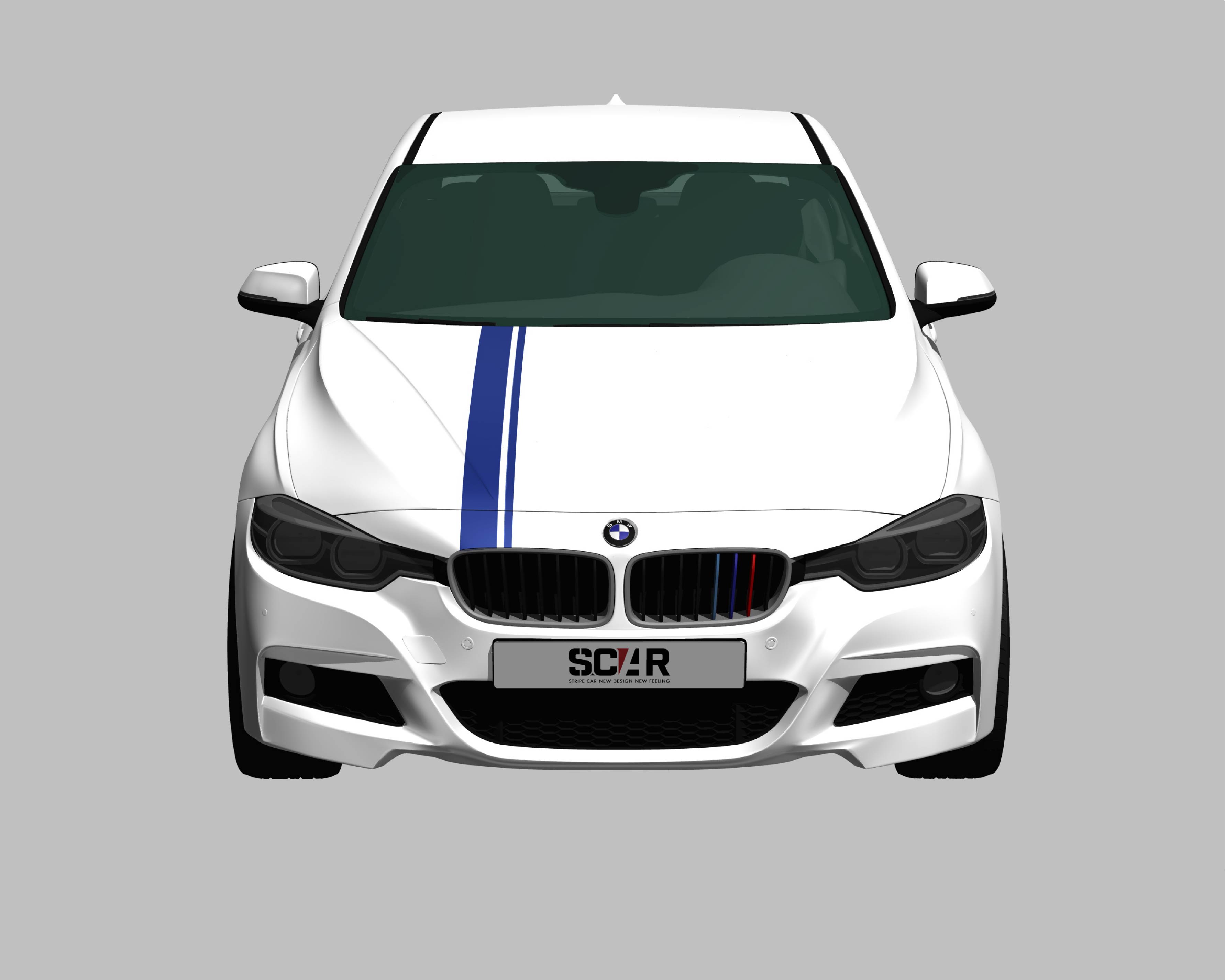 BMW_3-シリーズ_F30_2015/ カーストライプ #1078