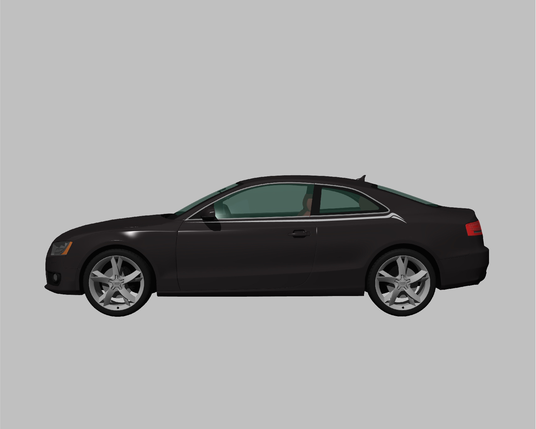 AUDI_A5_クーペ_2010/ カーストライプ #0041