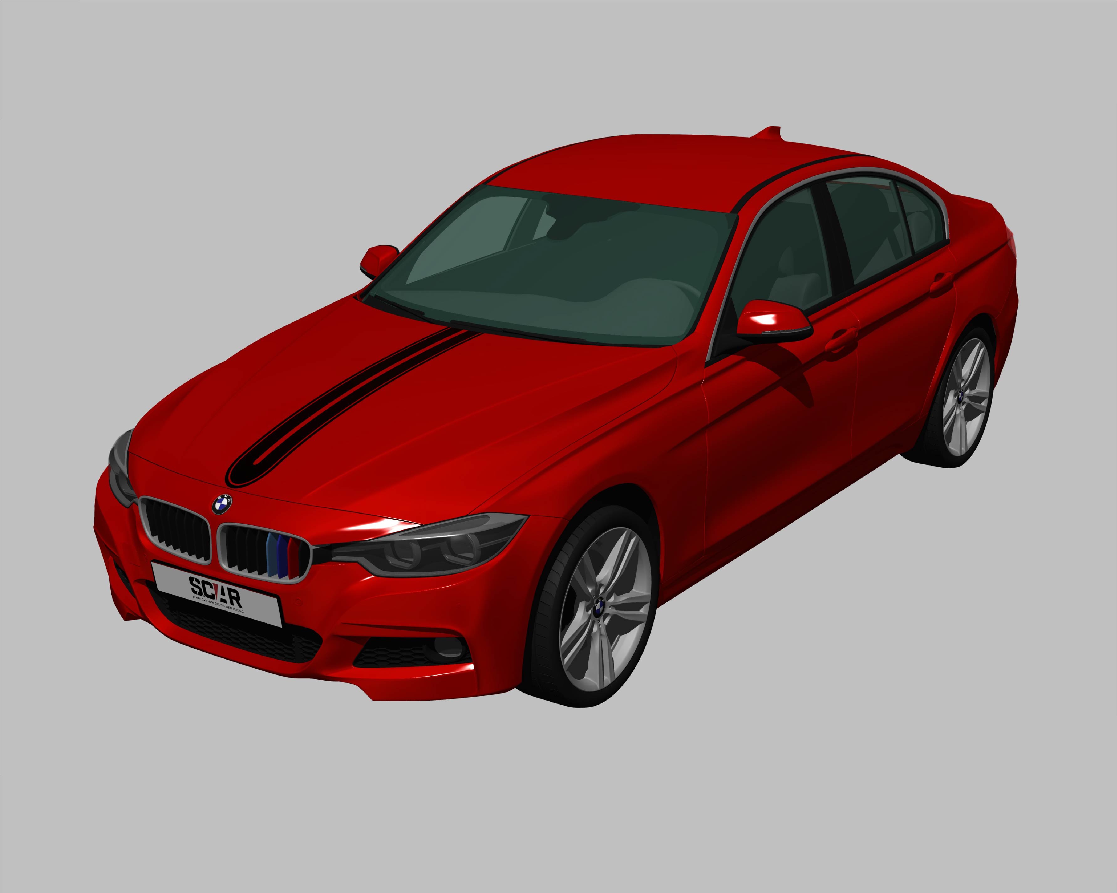 BMW_3-シリーズ_F30_2015/ カーストライプ #1069