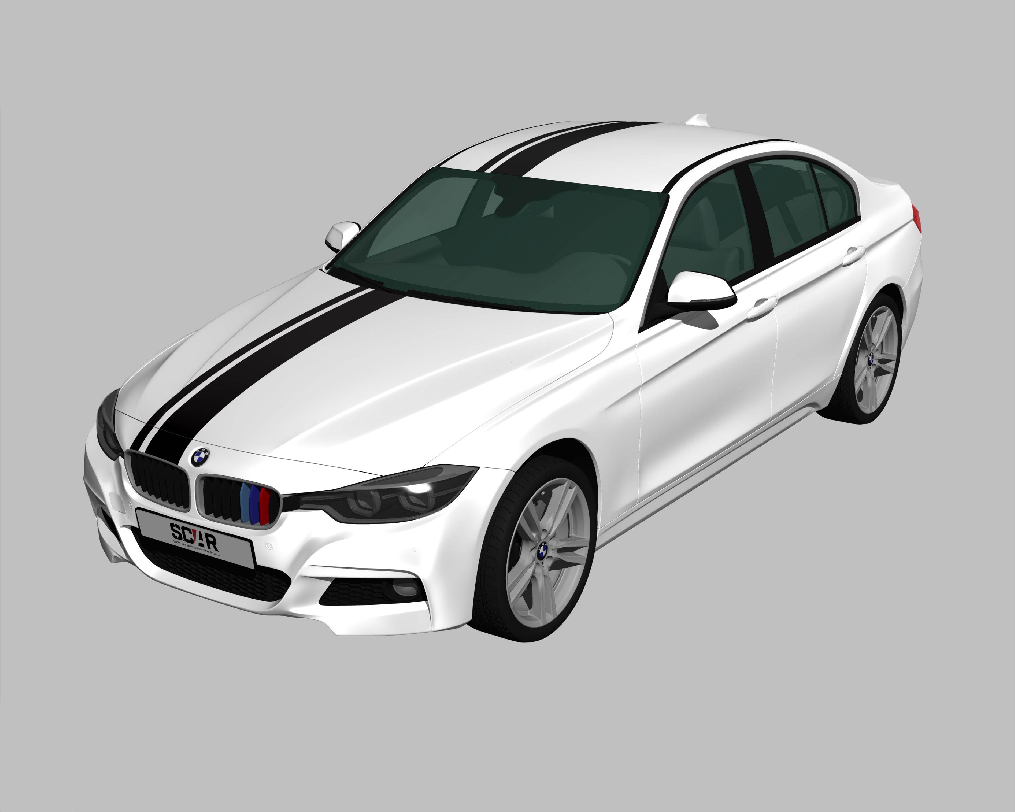 BMW_3-シリーズ_F30_2015/ カーストライプ #1064